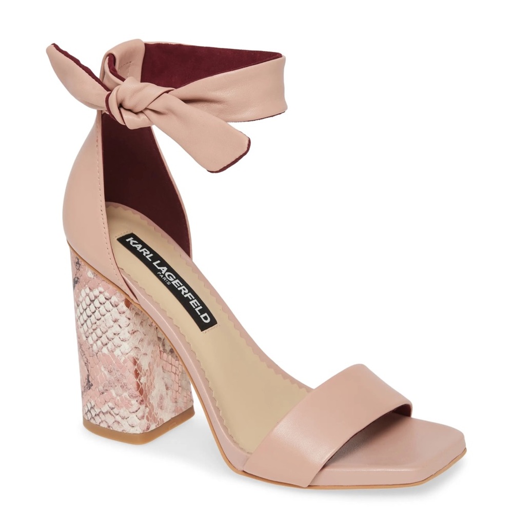 Karl Lagerfeld Blush Heels